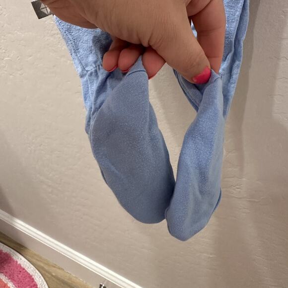 Kyte Baby Light Blue Snap Footie Pajamas - Picture 4 of 8